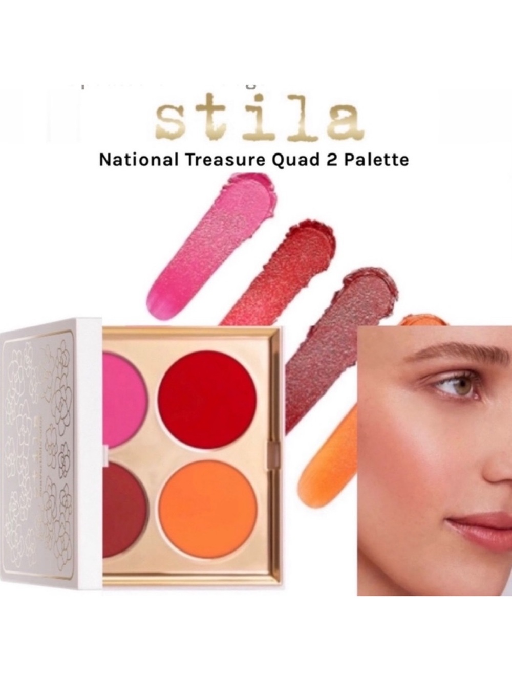 Stila National Treasure Quad 2 Palette - Rose, Fuchsia, Gladiola, Beso